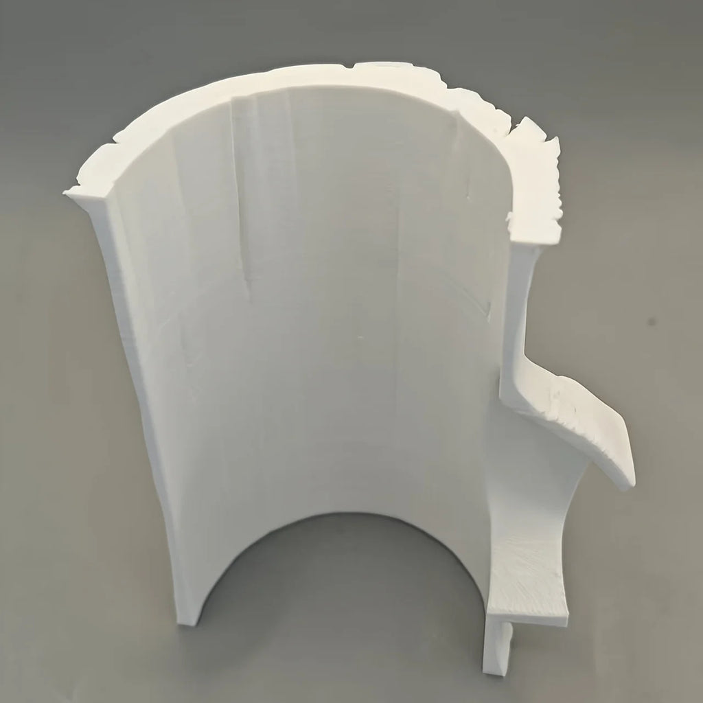 Reptile Hideout Cave 3D Printing Simulation Trees Stump Shelter Lizard Snake Tortoise Gecko Reptile and Amphibian Supplies Gifts Oasis Select WHITE