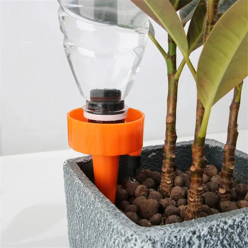 6/18/30pcs Automatic Flower Watering Device Adjustable Dripper Watering Device Self-Watering Gardening Potted Plant Irrigation Oasis Select