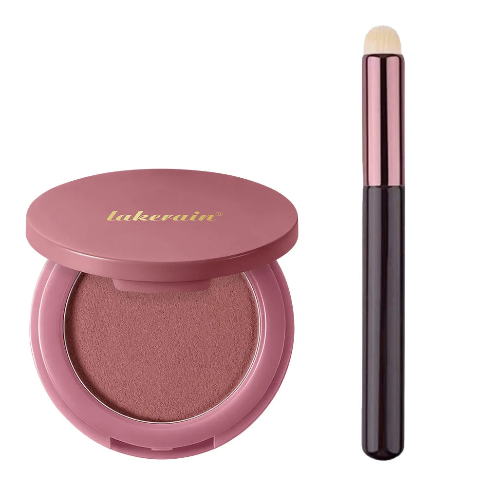 Soft Poke Matte Blush & Brush Long-wear Seamless Skin Fusion Dewy Glow Matte Bouncy Blusher Moisturizer Lightweight Woman Makeup Oasis Select SET 1