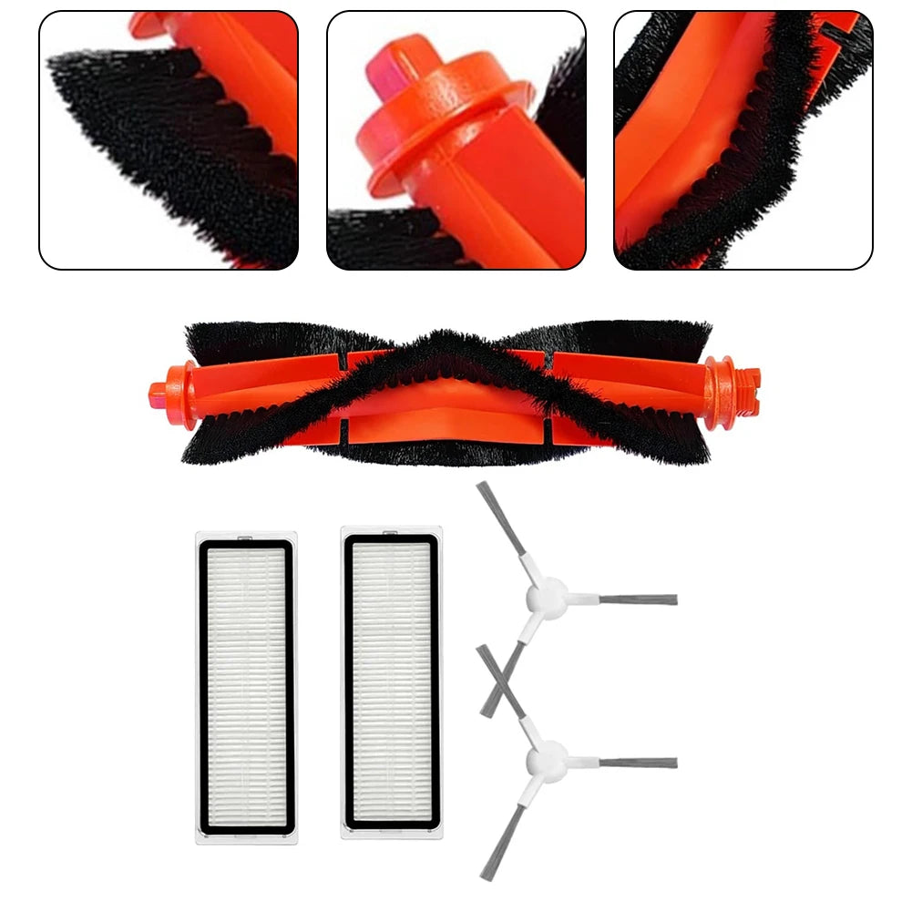 Main Side Brush Filter Kit For Xiaomi Robot Vacuum S40C E10C Cleaning Accessories Replacement Parts Oasis Select