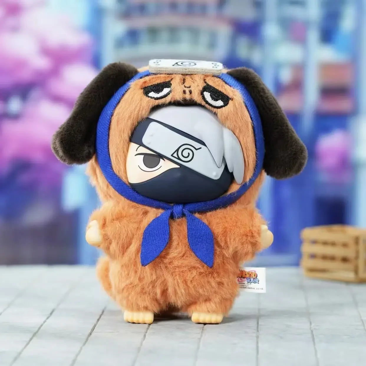 uu Shippuden Beast Party Series Cute Plush Doll Toy Cartoon Backpack Pendant Anime Peripheral Gift Box Naruto Blind Box Gift Oasis Select Kakashi Hatake