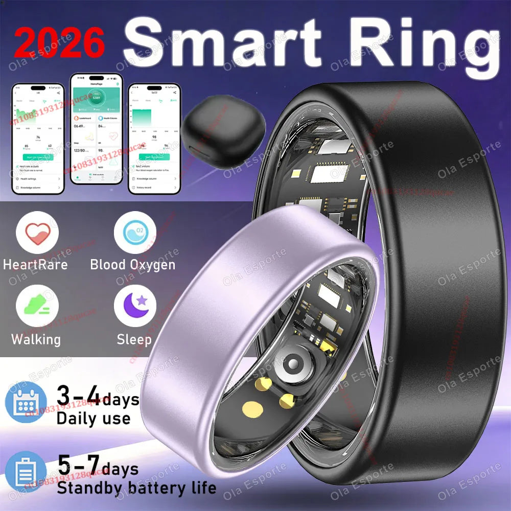 Ola Esporte Smart Ring – Heart Rate, Sleep & SpO₂ Tracker