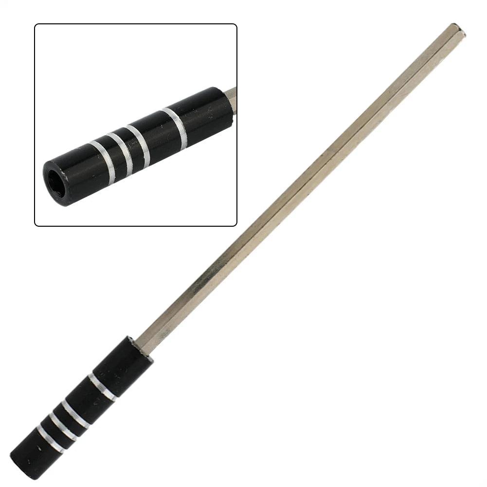 Magnetic Metal Shaft Extension Bar Rod Hex Socket Adapter Screwdriver Bit Holder 123mm Steel Shaft RadFor 4mm 1/8" Hex Bits Oasis Select