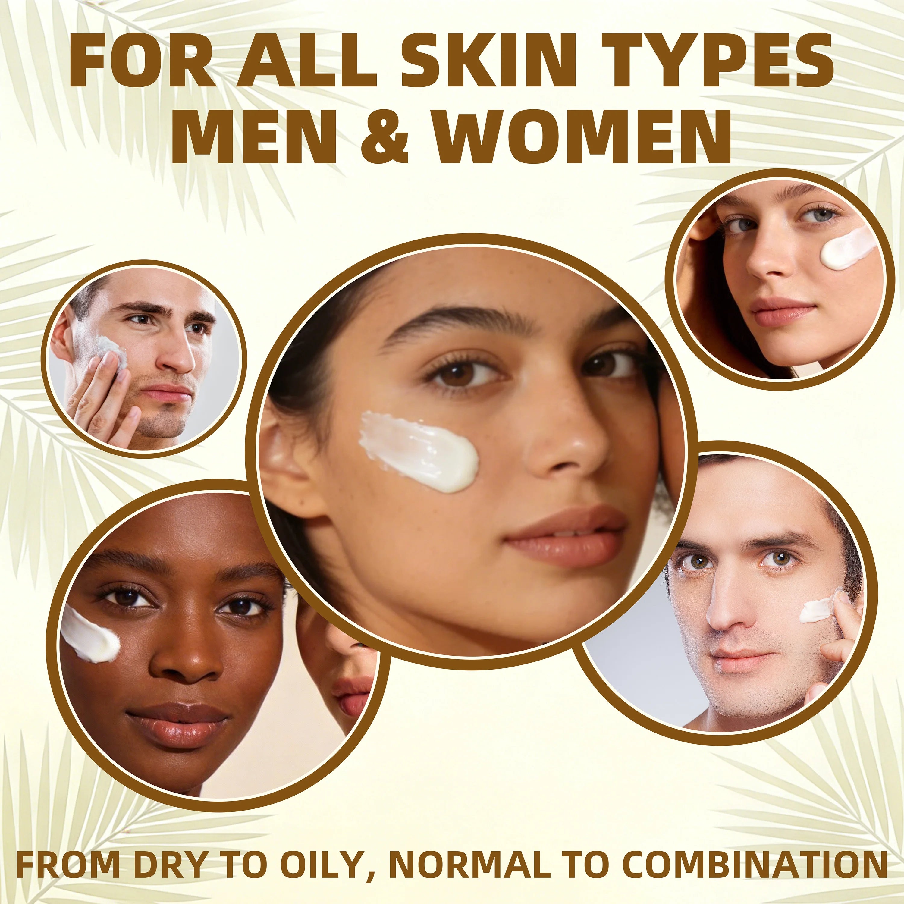 veérenae Coconut Oil 6-in-1 Face Cream – All Skin Types Face Moisturiser Oasis Select
