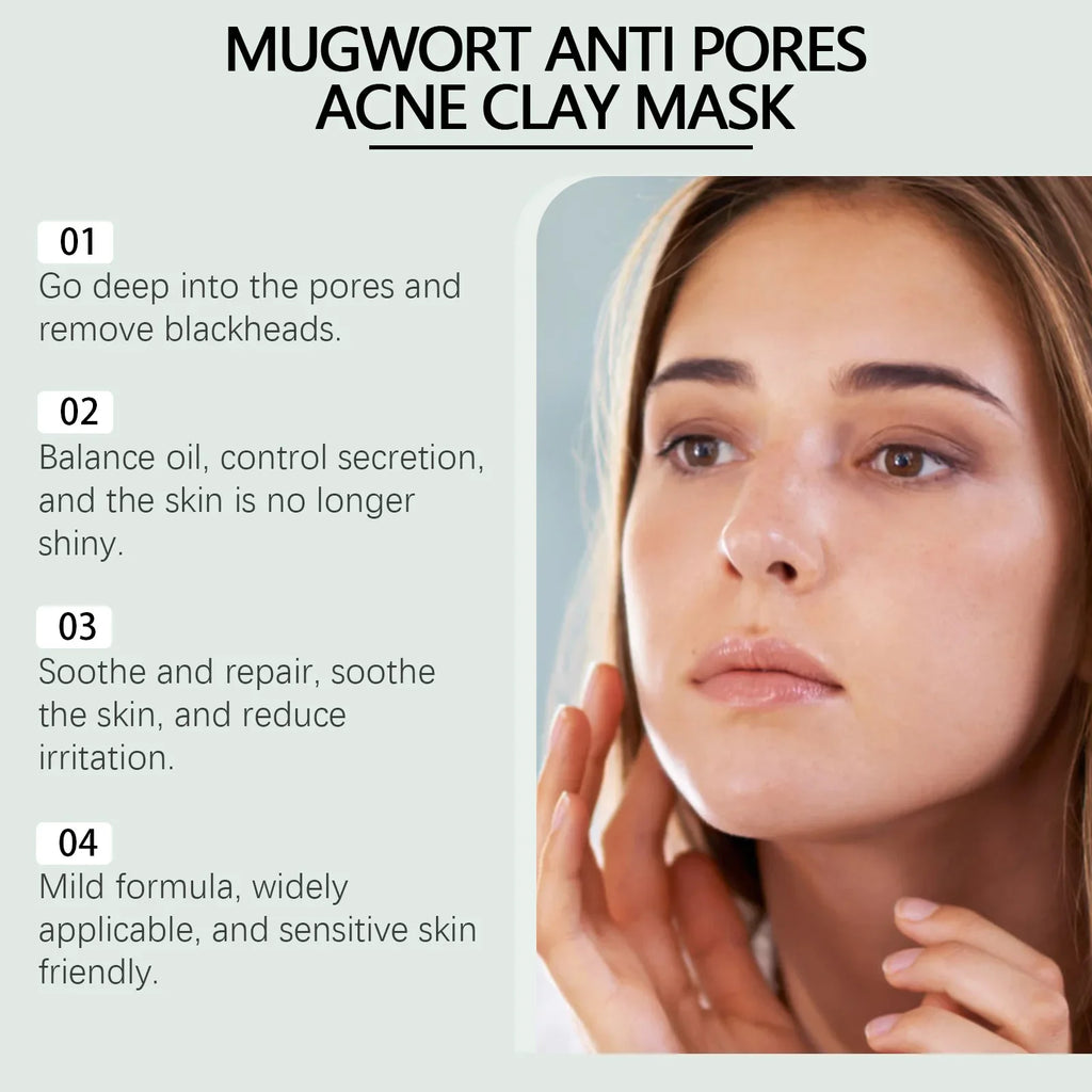 Hoygi Clay Mud Mask – Acne, Pores & Blackhead Remover Clay Mud Face Mask Oasis Select