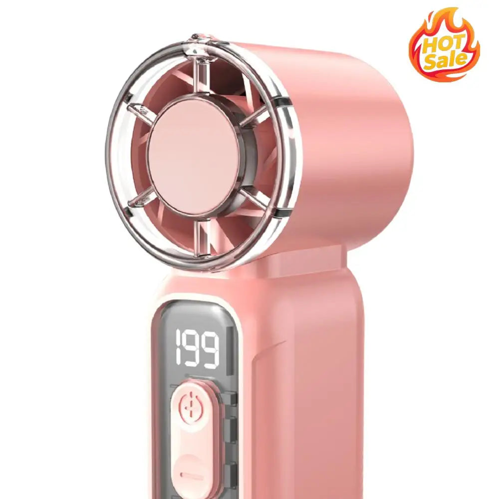 Personal Fan 199 Speed Rechargeable Small Pocket Fans with Flashlight Hand Fan for Outdoor Travel Gifts for Women & Men Oasis Select