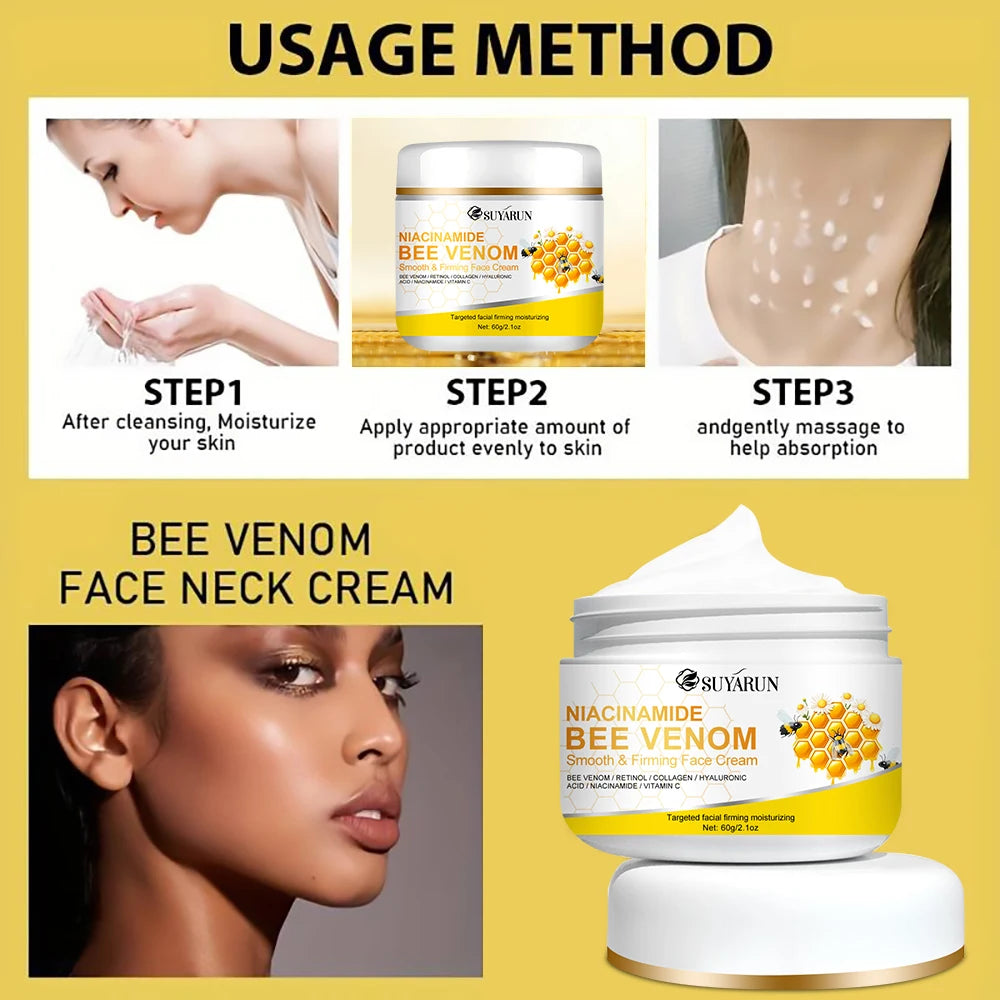 SUYARUN Niacinamide & Bee Venom Face Cream – Brightening Moisturizer Brightening Face Cream Oasis Select