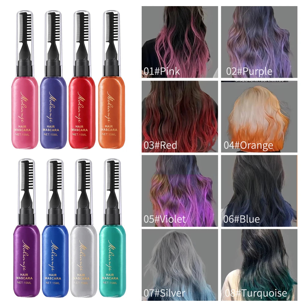 Multi-Color Hair & Eyelash Dye – Long-Lasting Trendy Shades Hair Color Dye Oasis Select
