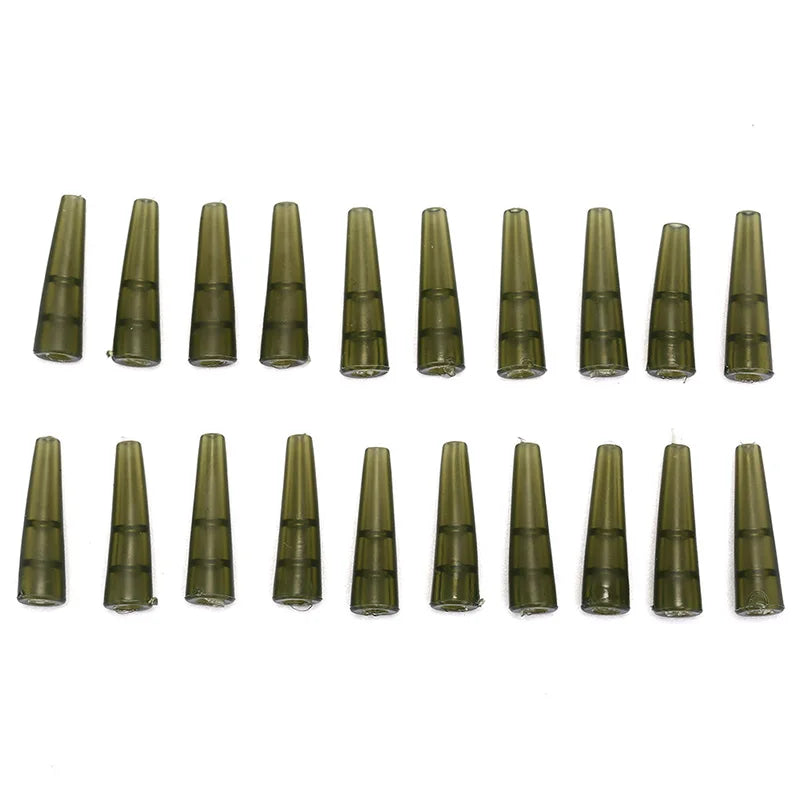 20PCS Carp Fishing Sleeves Connect Quick Change Hook Sleeve@#X Oasis Select Green