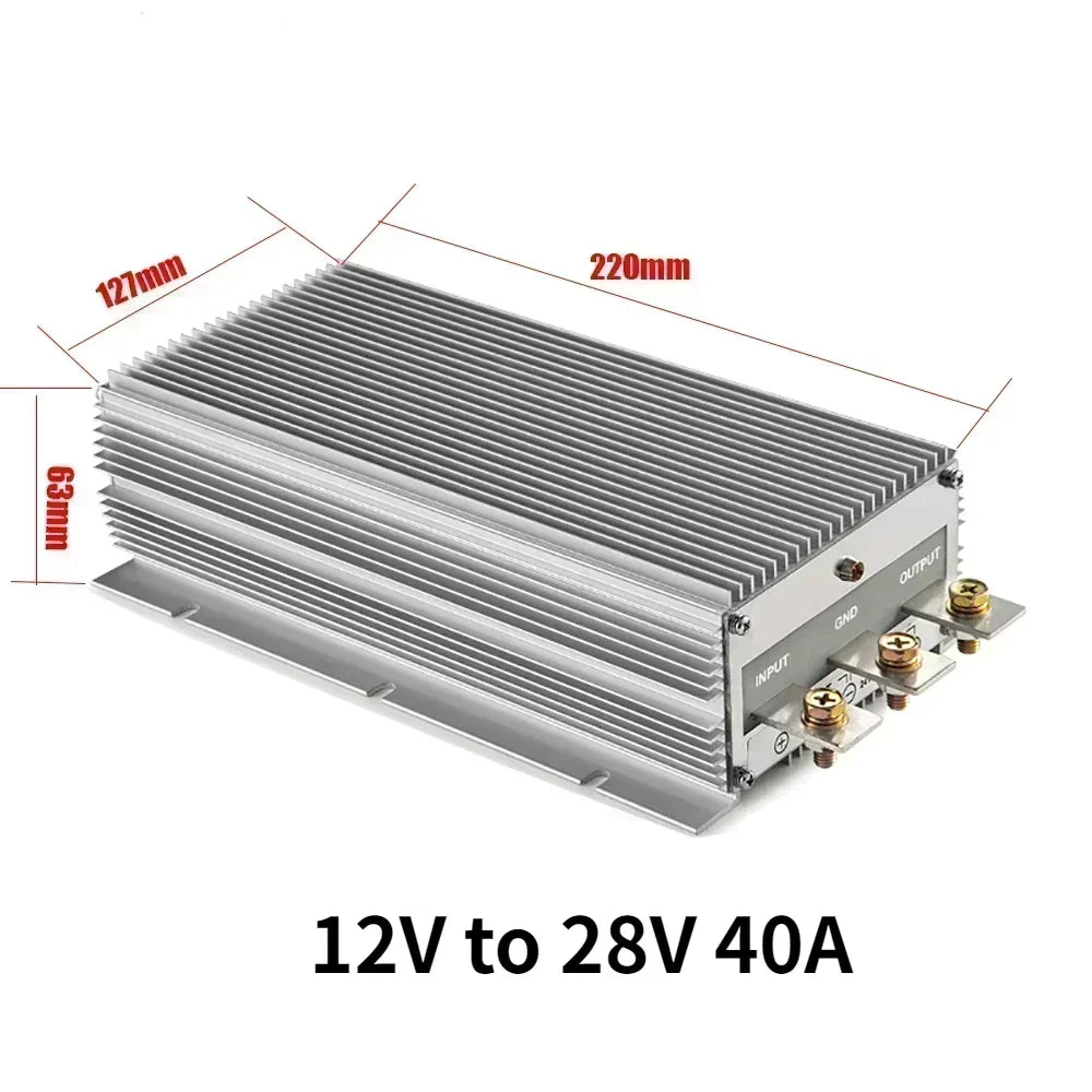 12V to 28V Booster Converter 12V-28V 12V DC to 28V DC 30A-100A Step-up Voltage Regulator 12 Volt to 28 Volt Power Supply CE Oasis Select 12V to 28V 40A 12V 28V