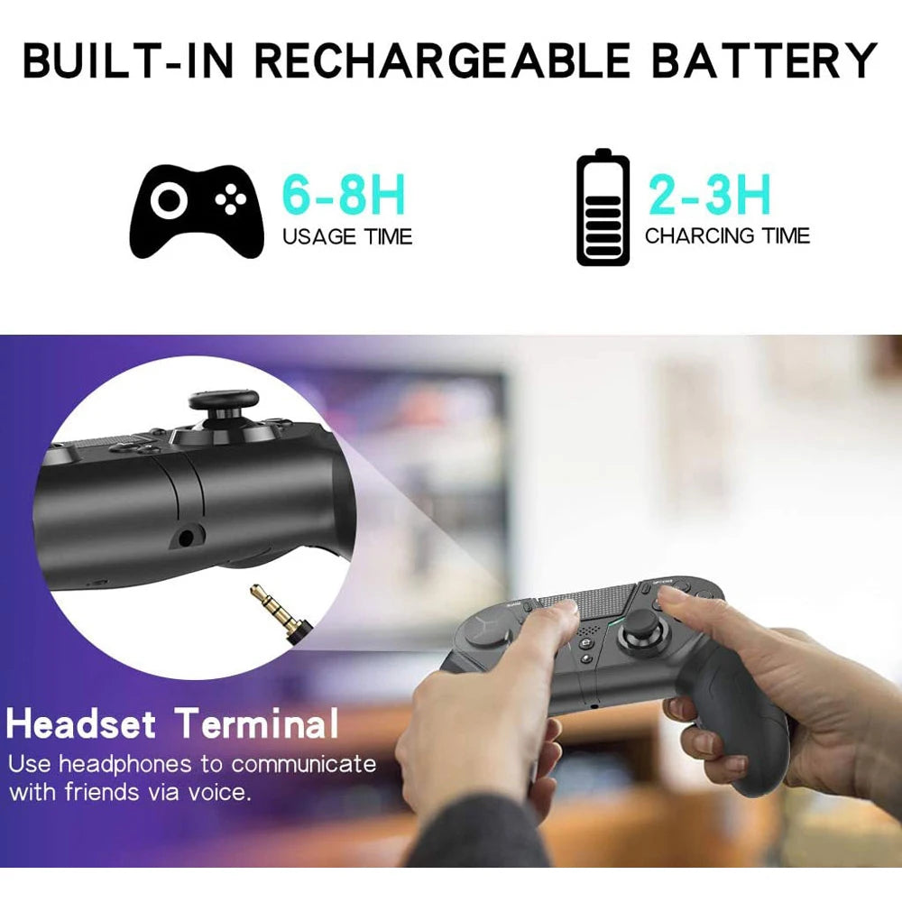 Wireless Bluetooth PS4/PS3/PC/Android Gamepad Controller