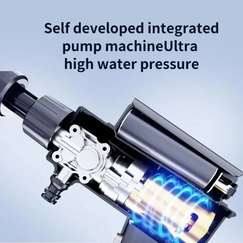 Power Wash Gun Multi-Function Nozzle Car/Floor Rechargeable Lithium Battery 4000mAh Portable High Pressure Cordless Oasis Select