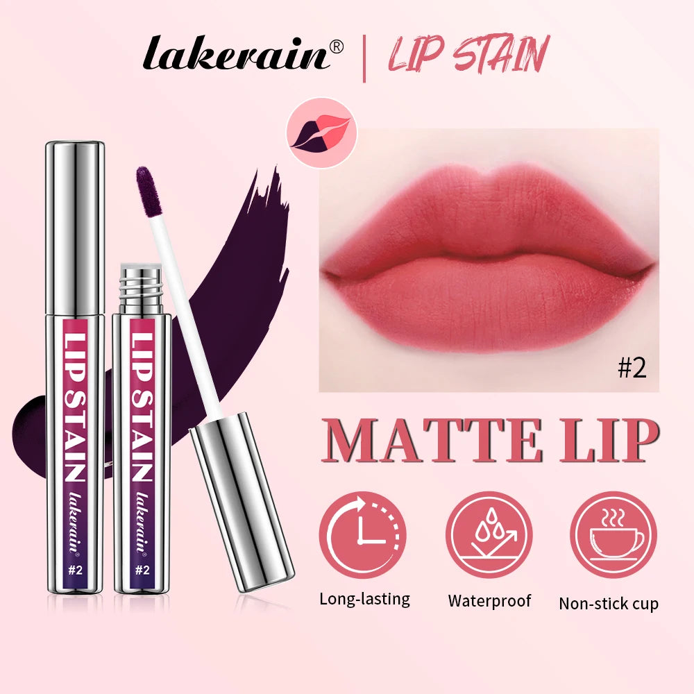 3Color Metallic Lip Stain Peel Off Long Lasting Waterproof Pink Lip Tint Proof Natural No Fading Lip Gloss Cosmetic Women's Gift Oasis Select