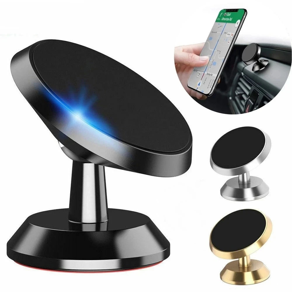 Magnetic Car Phone Holder Magnet Smartphone Mobile Stand Cell GPS Support For iPhone 13 12 XR Xiaomi Mi Huawei Samsung LG Oasis Select