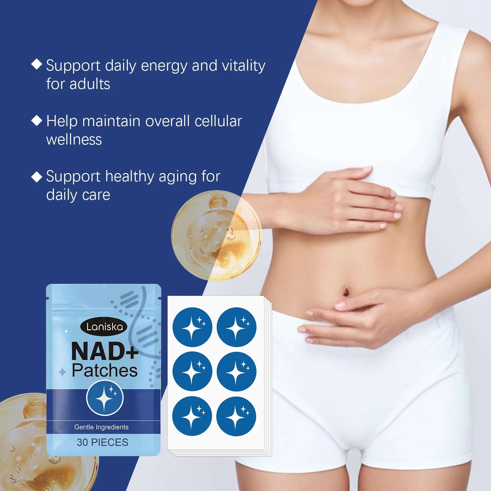 Laniska Daily Body Care Patch – Comfort, Vitality & Skin Care Body Care Patch Oasis Select
