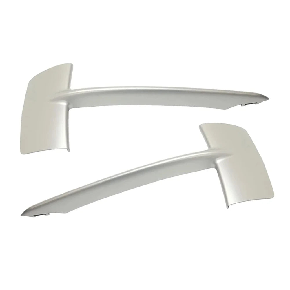 Front Fascia Cover Bumper Trim Kit For BMW X5 Repair Matte Silver Aftermarket Part Easy Installation Replacement Trim Pieces Oasis Select
