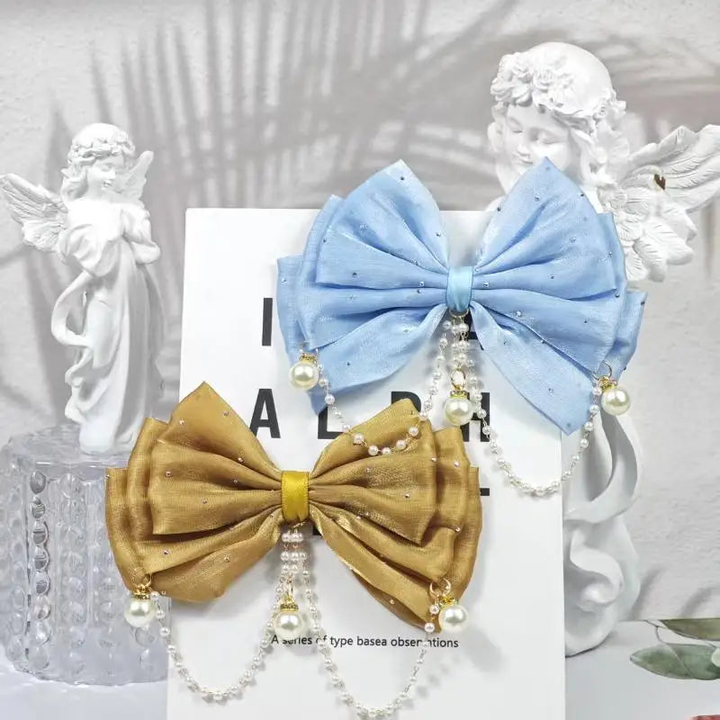Rhinestone Bow Hair Clip for Girls – Princess Party Accessory Girls Hair Clip Oasis Select