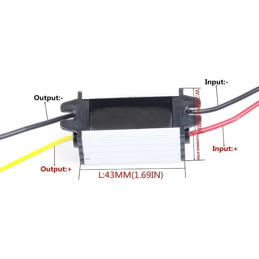 9V 12V 24V 36V to 6V 4A-10A DC-DC Buck Power Converter Step Down Power Supply Waterproof 12V 24V to 6V 12 Volt to 6 Volt Oasis Select