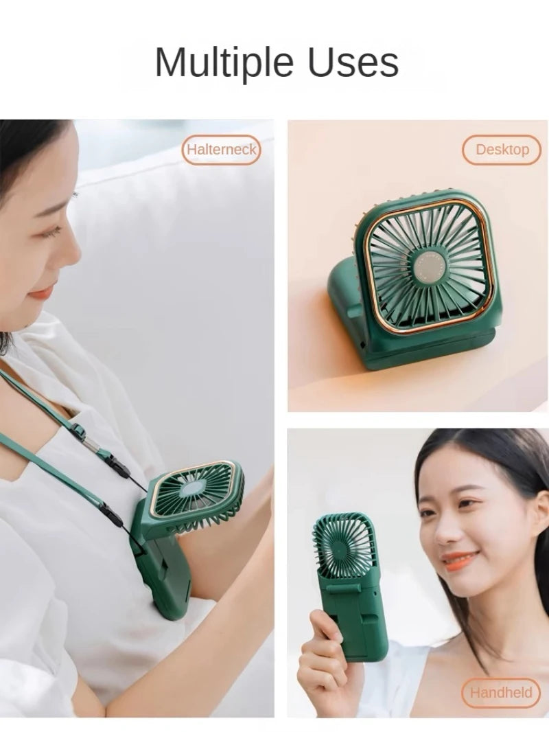 URGGU F30 Pro Portable Handheld Fan – USB Rechargeable, 4 Speed