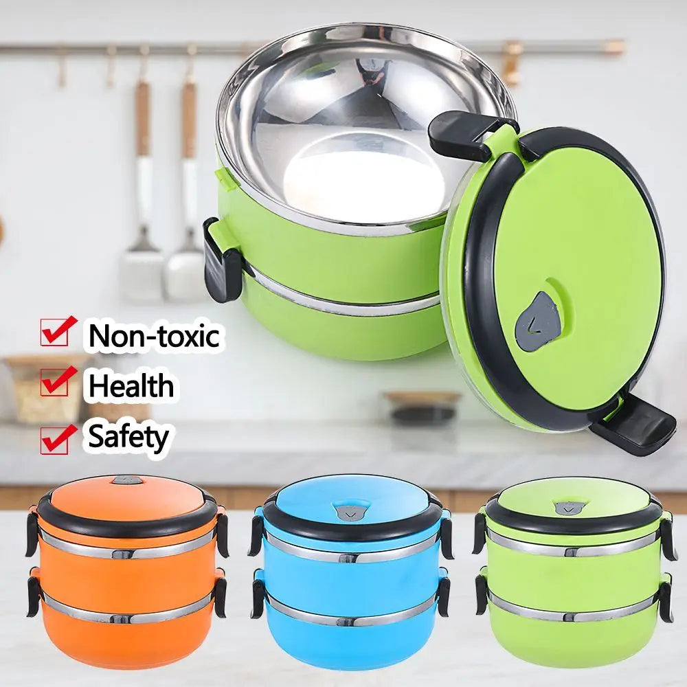 Vacuum Insulated Stainless Steel Lunch Box | Leakproof Food Flask