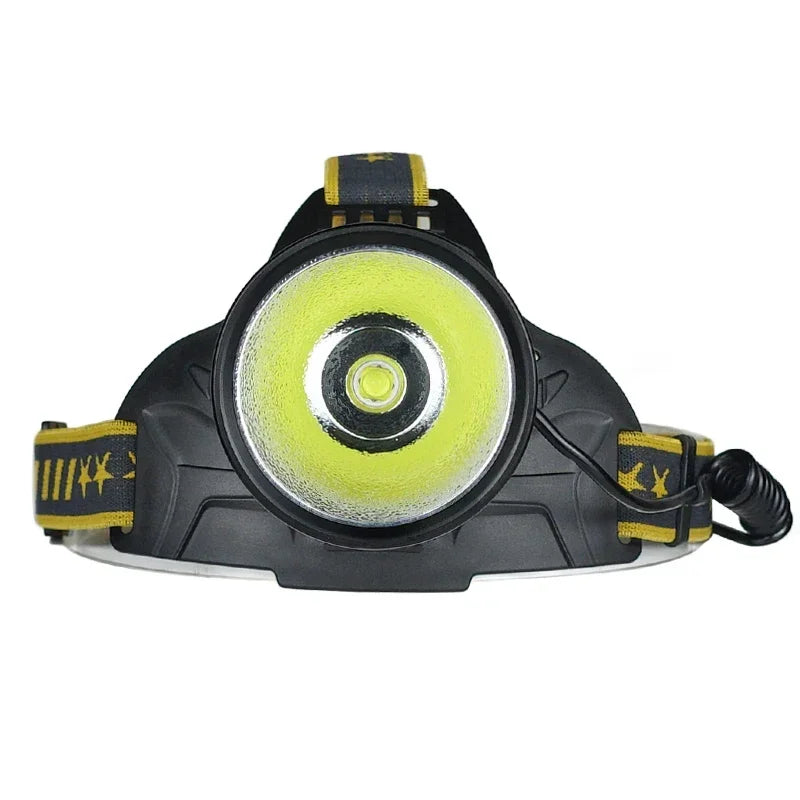 Long Shot Outdoor Headlamp with P70 LED Cree Super Bright Headlight with Three 18650 Batteries Better for Camping Fishing Oasis Select