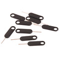 10Pcs Universal SIM Ejector Pin Extended 12mm Stainless Steel Micro Tool Spare Phone SIM Card Tray Removal Key for Cell Phones Oasis Select 10pcs no