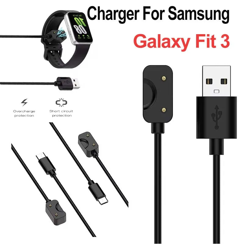 USB-C Magnetic Fast Charger Cable for Samsung Galaxy Fit 3 Smartwatch Charger Cable Oasis Select