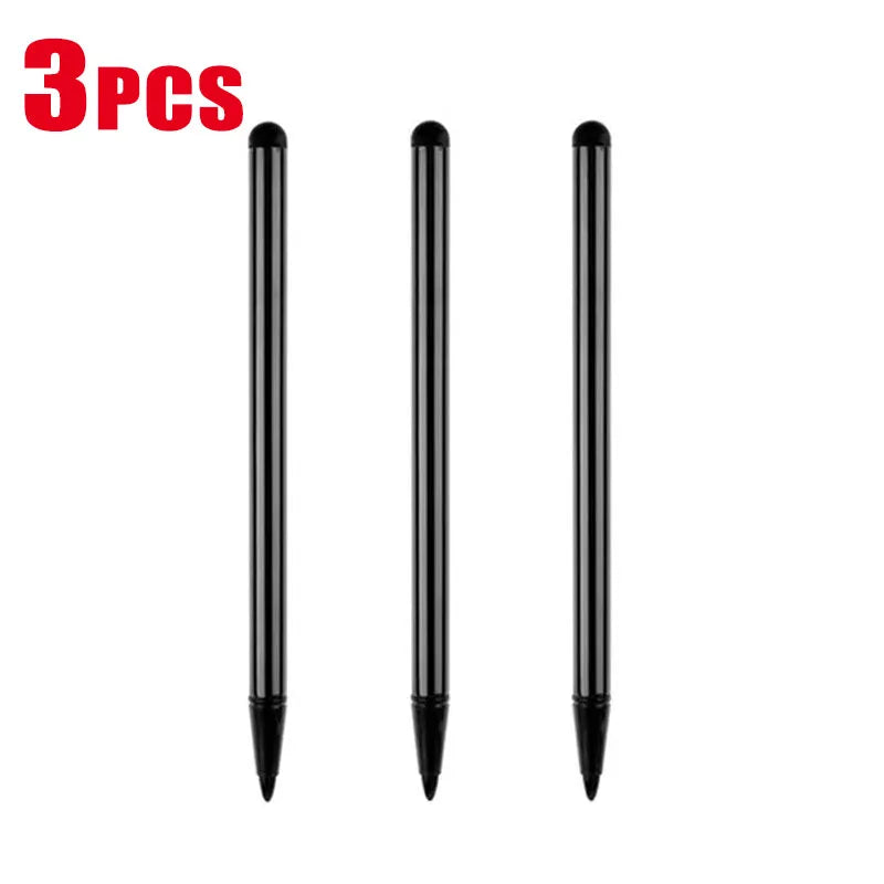 1-6pcs Universal Dual Use Screen Pen For Ipad Stylus For Lenovo Android Tablet Phone Stylus For Xiaomi For Samsung Capacitance P Oasis Select Black 3pcs