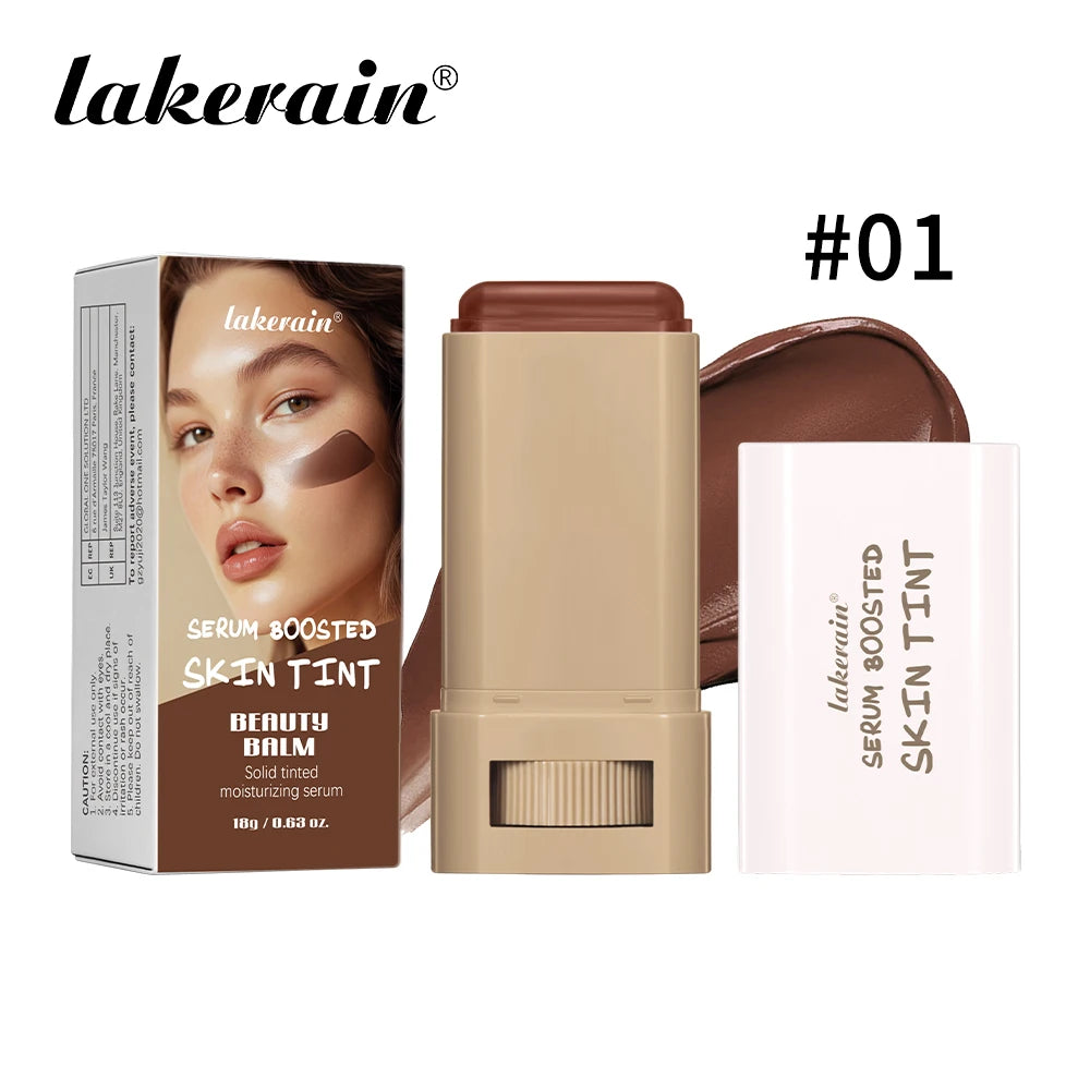 Stick Foundation Balm Serum Boosted Skin Tint Foundation Stick Smooth Plumper Hight Coverage Travel Bronze Foundation Stick Make Oasis Select 1for oily skin