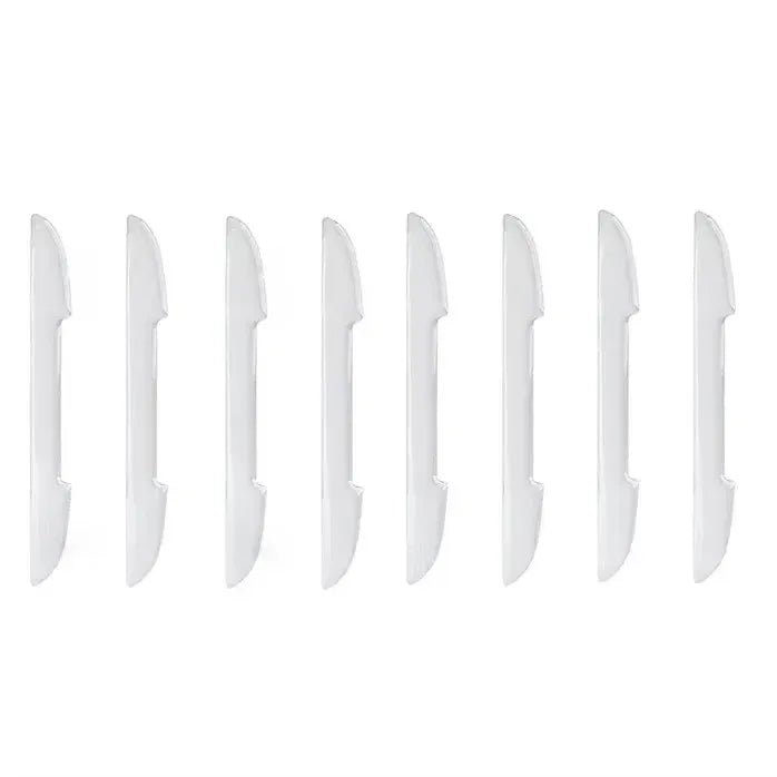 2/8/12pcs Transparent Anti-Collision Protector Bar Strips Side Edge Protection Guards Rear View Mirror Cover Protection Stickers Oasis Select 8pcs