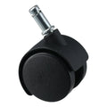 Durable Nylon Insert Rod 360 Degree Universal Caster PP Silver 1.5 Inch Swivel Casters Iron Black Furniture Pulley Worker Oasis Select 1pc