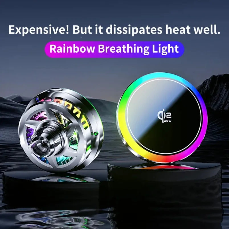 25W Qi2.2 Wireless Car Charger Magnetic Car Mount Compatible For iPhone 15 16 17 Samsung S26 Ultra Google Pixel 10 All Qi Phones Oasis Select