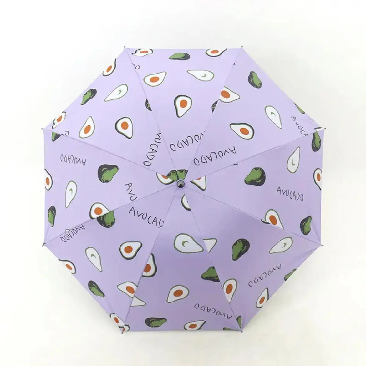 1pcs Fruit Umbrella Sturdy and Durable Manual Version Reinforced for Both Rain and Rain Small and Fresh Foldable and Portable Oasis Select 8 bone purple full-fiber 8K