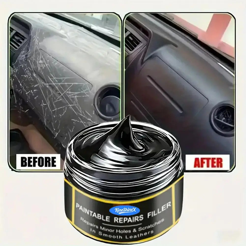 Professional Car Steering Wheel Restoration Paste Leather Plastic Repair Cream Restore Cracks Remove Scratches Oxidation Polish Oasis Select