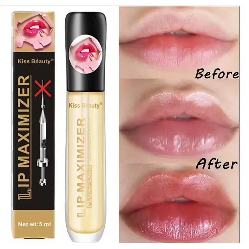 LGRAMER Lip Plumper Serum & Gloss – Moisturizing Lip Oil