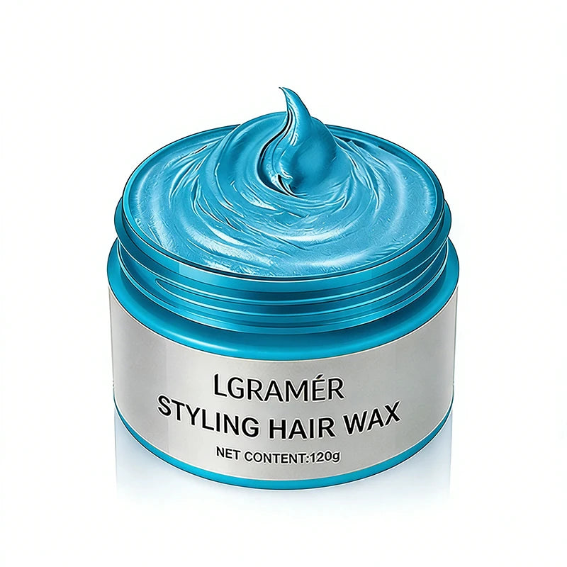 Temporary Hair Color Wax – 9 Shades | Silver Gray, Wine Red & More