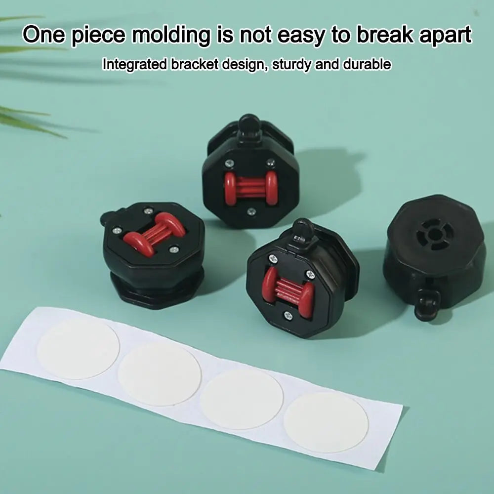 4PCS Furniture Casters Wheels with Brake Mute Wear-resistant Universal Wheel Stablize Self Adhesive Pulley Base Oasis Select
