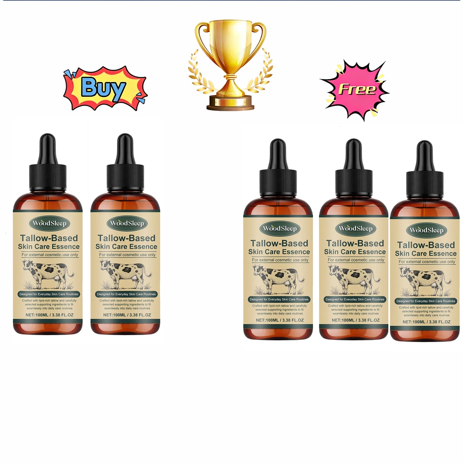 WOODSLEEP Tallow-Based Facial Moisturizing Oil 100ml Facial Moisturizing Oil Oasis Select Buy 2 Get 3 Free