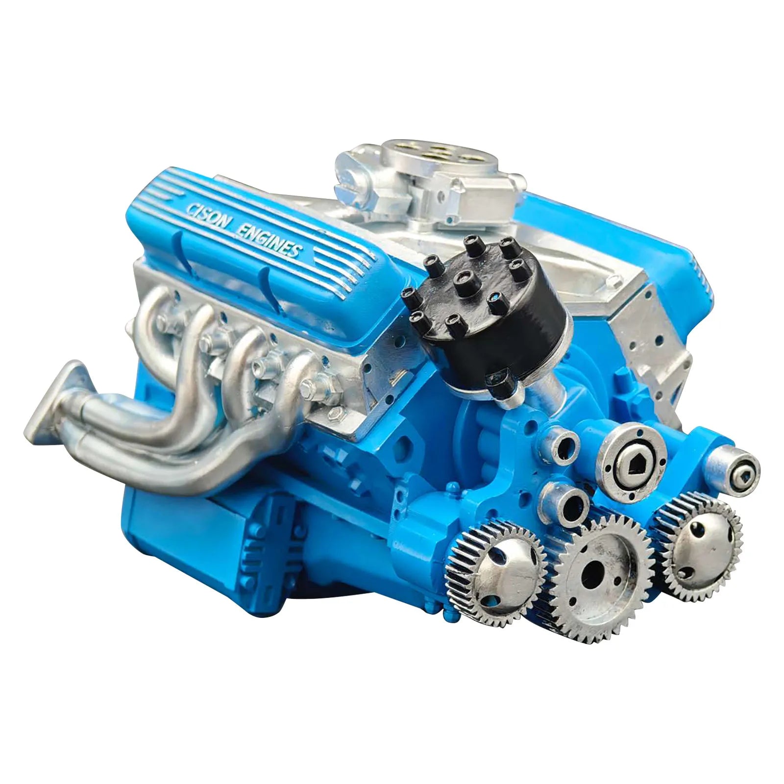 89% Gasoline Ohv V8 Small-Block Engine Model Kits Cison V8 Engine Kit Build Your Own Stem V8 Model Engine for Adults Oasis Select Blue One Size
