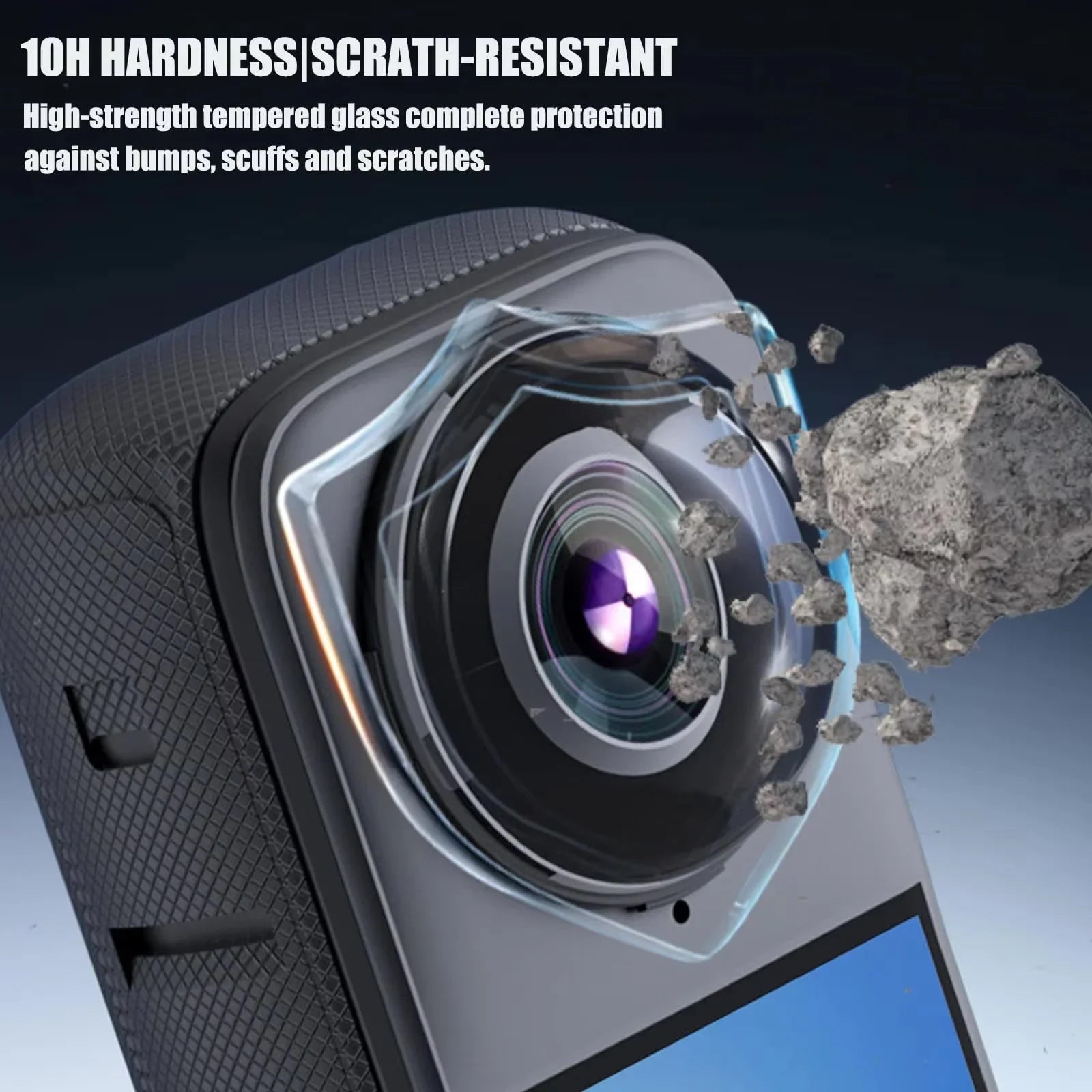 Tempered Glass Lens Guards for Insta360 X5/X4/X3/X2 & X4 AIR