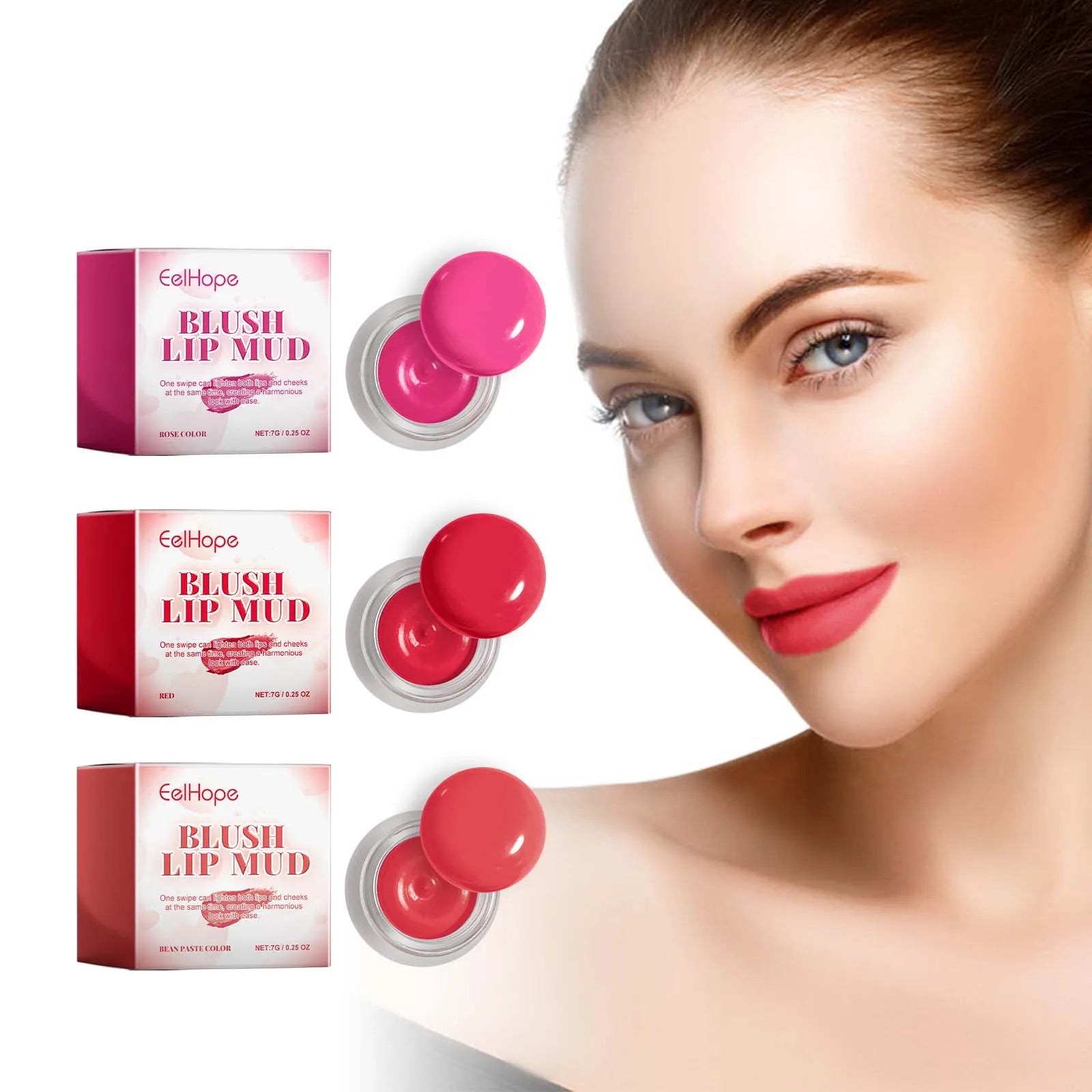 EELHOPE Blush & Lip Gloss is a lightweight, fitting, velvety matte multi-purpose contouring blush Oasis Select