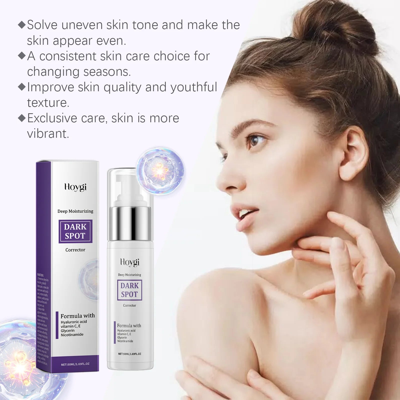 Hoygi Nicotinamide Brightening Face Cream – Fade Dark Spots Brightening Face Cream Oasis Select