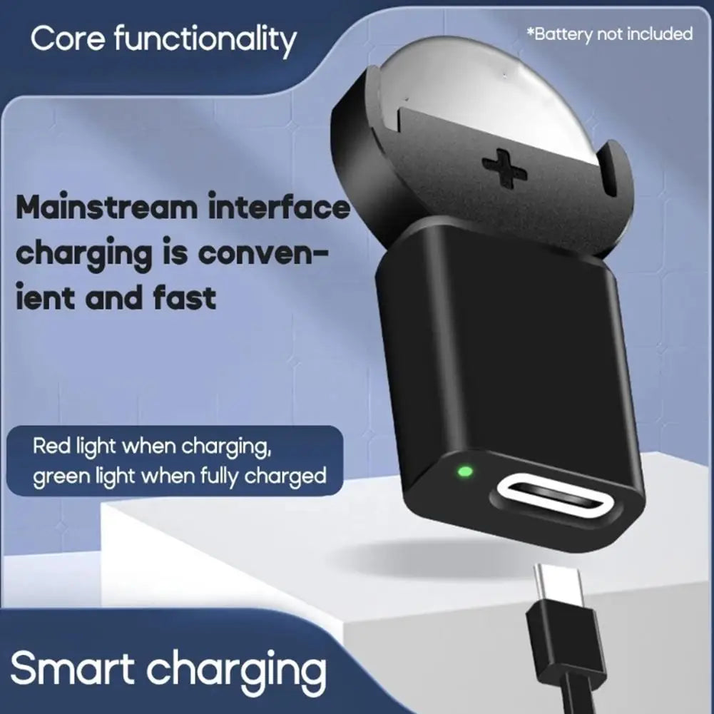 USB-C Lithium Coin Battery Charger | LIR2032 LIR2025 LIR1632