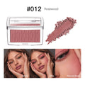 Hot Matte Embossed Blush Palette Rosy Blusher Facial Blush Powder High Pigmented Pink Coral Rouged For Cheeks Smooth Cosmetics Oasis Select 012 Rosewood