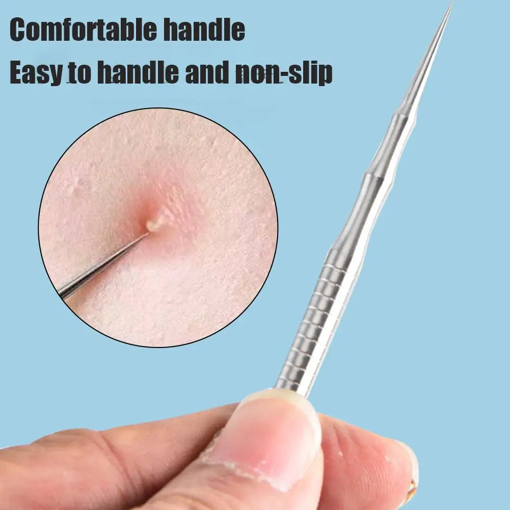 Stainless Steel Blackhead Extractor & Pimple Popper Tool Blackhead Extractor Tool Oasis Select