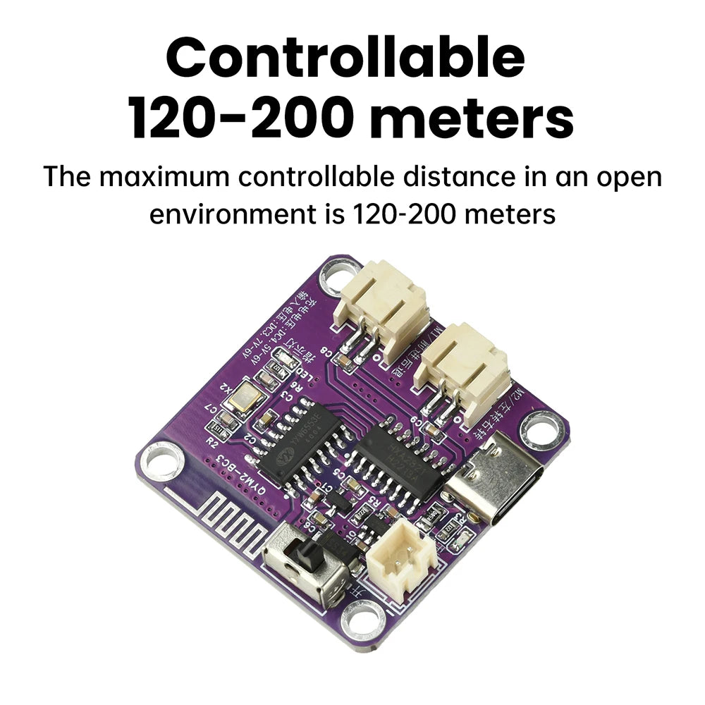 DC3-6V 2.4G Rechargeable 4-Channel Toy Car Remote Control Receiver Board Rechargeable Differential Tank Module Kit Oasis Select