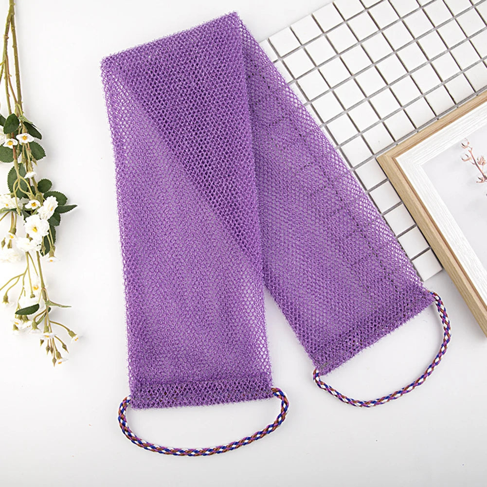 Exfoliating Back Scrubber Net Bath Washcloth 3-Pack | Men & Women