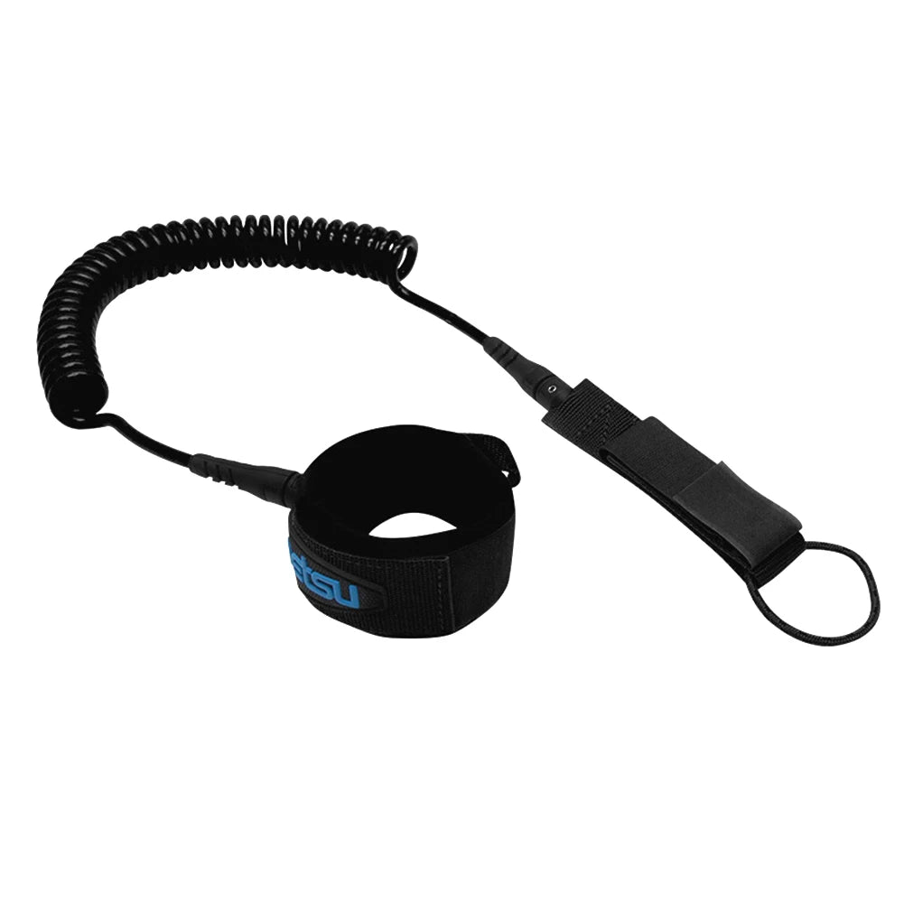 SUP Coiled Ankle Leash – TPU Surfboard & Paddle Board Leg Rope SUP Ankle Leash Oasis Select