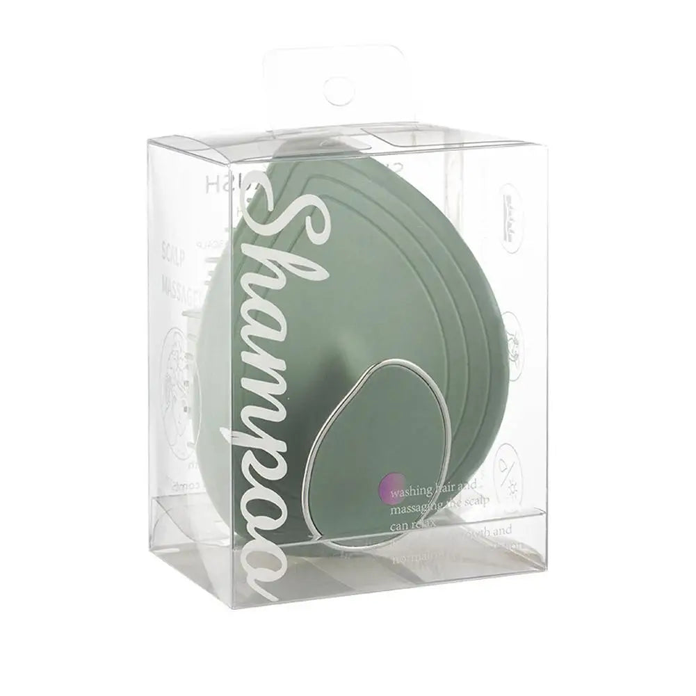Scalp Massage Shampoo Comb Deep Cleans Scalp Improves Scalp Health and Reduces Hair Loss Salon Hairdressing Tools Oasis Select green