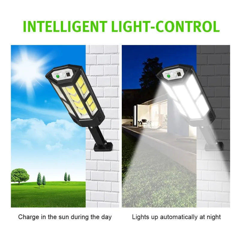SHINEKNOT Solar LED Outdoor Light | IP65 Motion Sensor 3 Modes